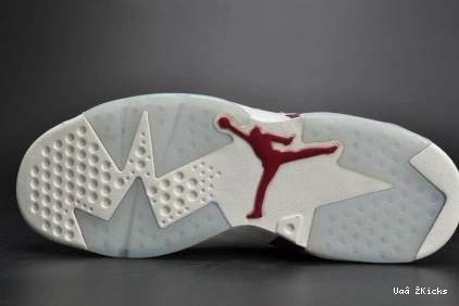 384664-116 Comfortable 6 Maroon Jordan 650 Retro 0811